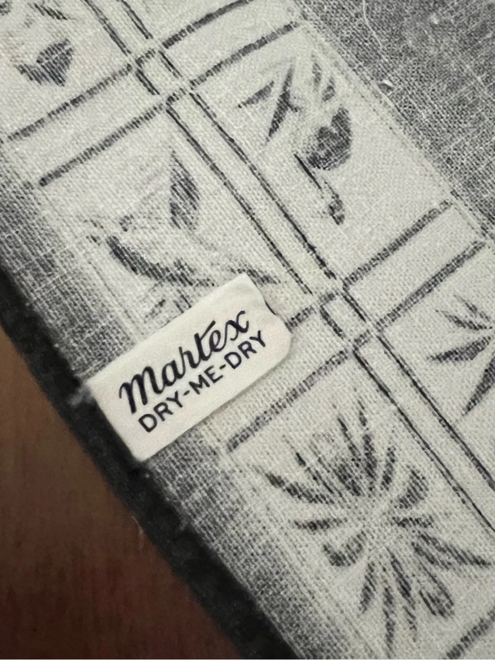 Martex linen cotton kitchen towel mcm rolling pin dry me dry springerle MCM